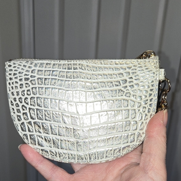 Brahmin Britt Attachable Coin Purse in Ivory Dream Melbourne. NWT. - Picture 2 of 13